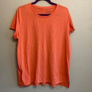 Maison Jules- coral basic tee- Size XXL